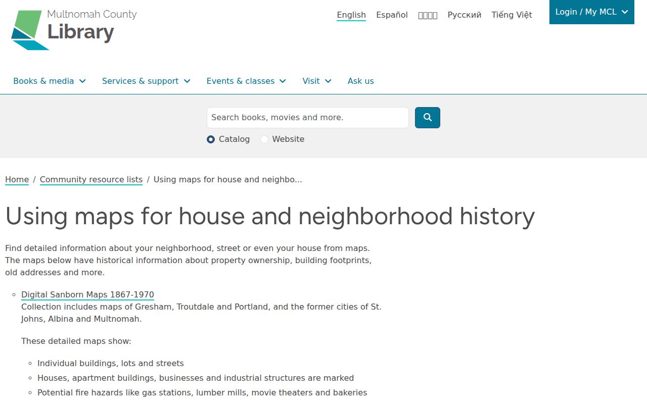Gresham city directory companion guide for Sanborn and Metsker map research