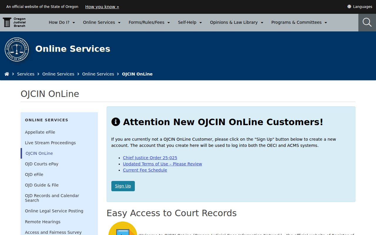 Gresham residents directory OJCIN Online service information