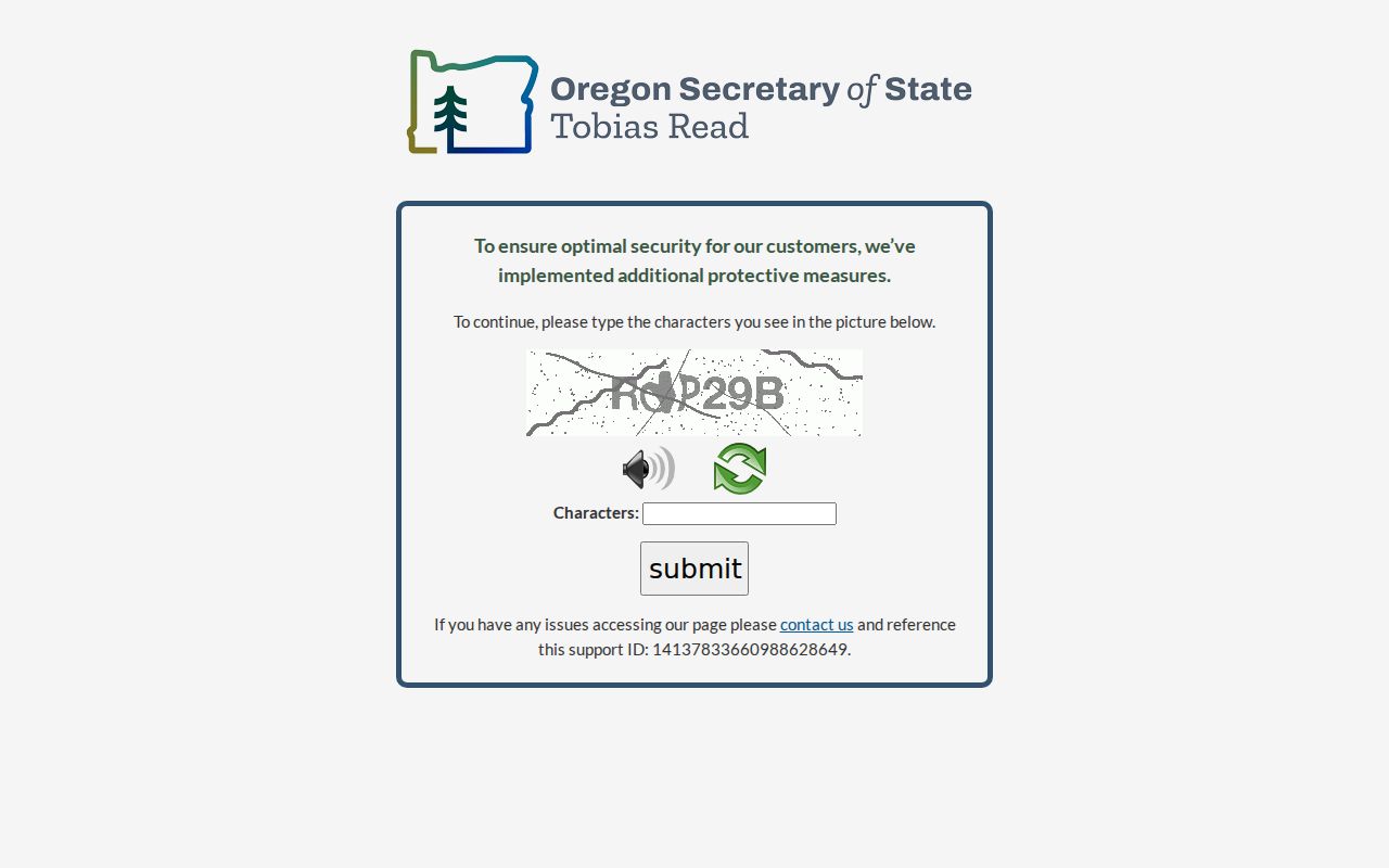 Gresham residents directory Oregon My Vote service screen